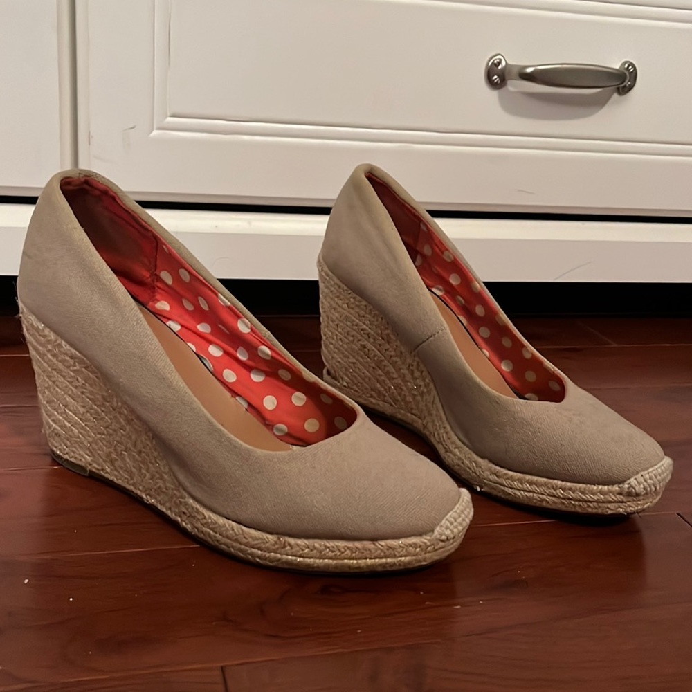 Merona Target espadrille tan wedges